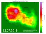 Heatmap für 22.07.2019